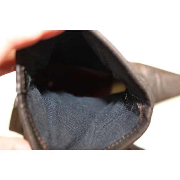 Sergio Rossi US 9 EU 39.5 Women's Brown Metallic Ankle Boots Booties Pointy - Picture 10 of 11